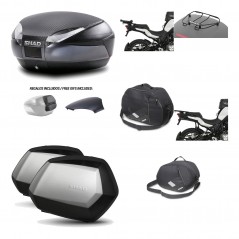 Lateral cases + back trunk + big top fitting + accessories + 3p hardware  SH48  