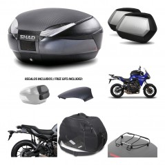 Lateral cases + back trunk + big top fitting + accessories + 3p hardware  SH48  