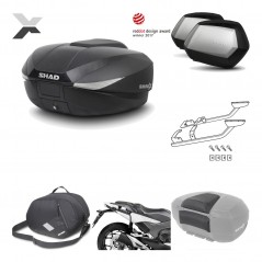 Lateral cases + back trunk + big top fitting + accessories + 3p hardware  SH58X 