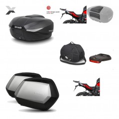 SHAD Maletas laterales + baul trasero herraje montaje accesorios 3p SH58X SC SH35 PREMIUM KIT-193836