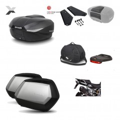 SHAD Maletas laterales + baul trasero herraje montaje accesorios 3p SH58X SC SH35 PREMIUM KIT-193788
