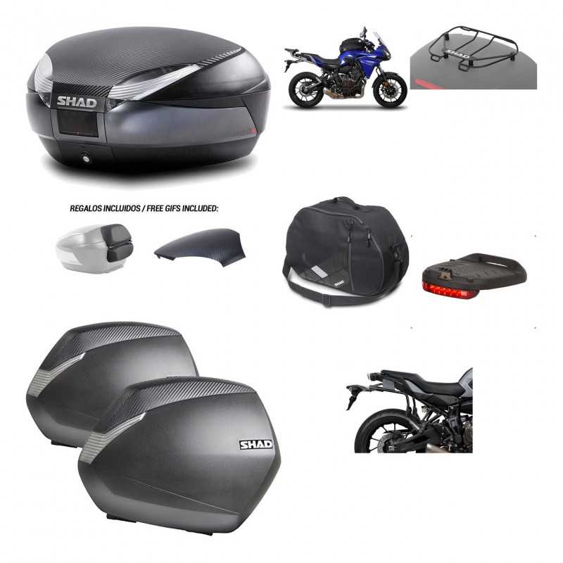 SHAD Maletas laterales + baul trasero herraje montaje accesorios 3p SH48 SH36 SH 36 KIT-193688
