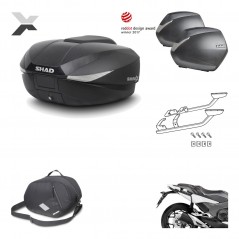Lateral cases + back trunk + big top fitting + 3p hardware + internal bag  SH58X