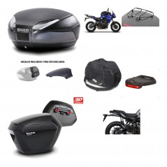 SHAD Maletas laterales + baul trasero herraje montaje accesorios 3p SH48 SH23 KIT-193689