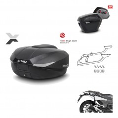 Lateral cases + back trunk + big top fitting + 3p hardware  SH58X  SH23