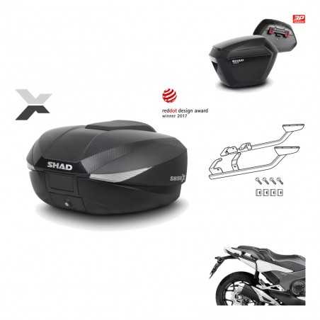 SHAD Maletas laterales + baul trasero herraje montaje 3p SH58X SH23 KIT-194037