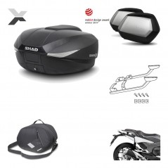 Lateral cases + back trunk + big top fitting + 3p hardware + internal bag  SH58X
