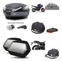 SHAD Maletas laterales + baul trasero herraje montaje accesorios 3p SH48 SC SH35 PREMIUM KIT-193691