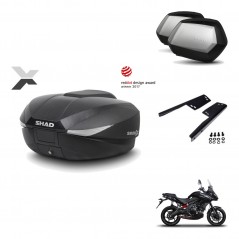 SHAD Maletas laterales + baul trasero herraje montaje 3p SH58X SC SH35 PREMIUM KIT-193842