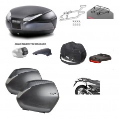 SHAD Maletas laterales + baul trasero herraje montaje accesorios 3p SH48 SH36 SH 36 KIT-193640