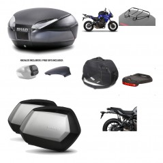 SHAD Maletas laterales + baul trasero herraje montaje accesorios 3p SH48 SC SH35 PREMIUM KIT-193692