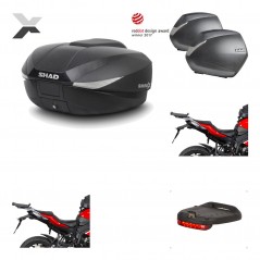 Lateral cases + back trunk + big top fitting + brake light + 3p hardware  SH58X 