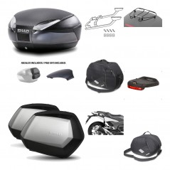 Lateral cases + back trunk + big top fitting + accessories + 3p hardware  SH48  