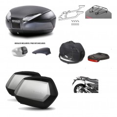 Lateral cases + back trunk + big top fitting + accessories + 3p hardware  SH48  