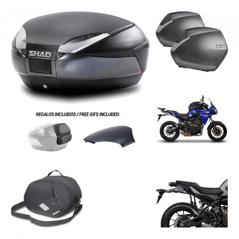 SHAD Maletas laterales + baul trasero herraje montaje 3p bolsa interna SH48 SH36 SH 36 KIT-193645