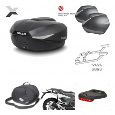 SHAD Maletas laterales + baul trasero herraje montaje accesorios 3p SH58X SH36 SH 36 KIT-194047