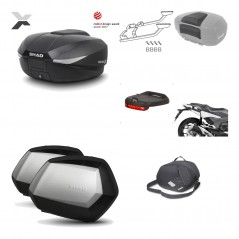 Lateral cases + back trunk + big top fitting + accessories + 3p hardware  SH58X 