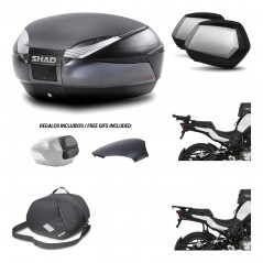 Lateral cases + back trunk + big top fitting + 3p hardware + internal bag  SH48 