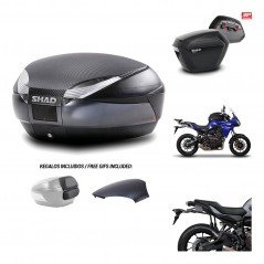SHAD Maletas laterales + baul trasero herraje montaje 3p SH48 SH23 KIT-193647
