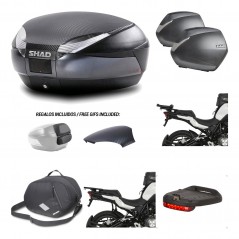 SHAD Maletas laterales + baul trasero herraje montaje accesorios 3p SH48 SH36 SH 36 KIT-193699