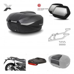 Lateral cases + back trunk + big top fitting + accessories + 3p hardware  SH58X 