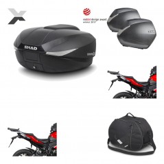 Lateral cases + back trunk + big top fitting + internal bag + 3p hardware  SH58X