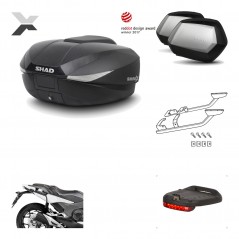 Lateral cases + back trunk + big top fitting + brake light + 3p hardware  SH58X 