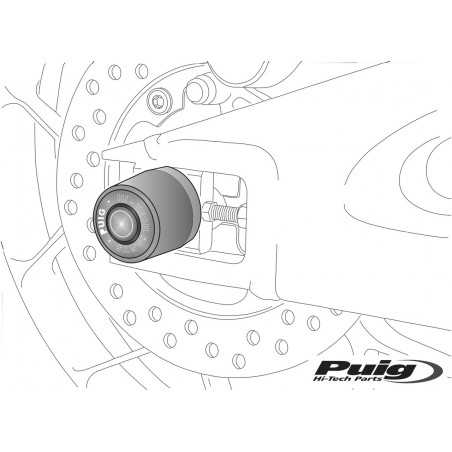 PUIG Protector basculante eje trasero 8603