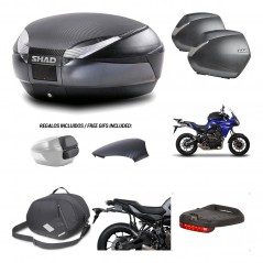 SHAD Maletas laterales + baul trasero herraje montaje accesorios 3p SH48 SH36 SH 36 KIT-193651
