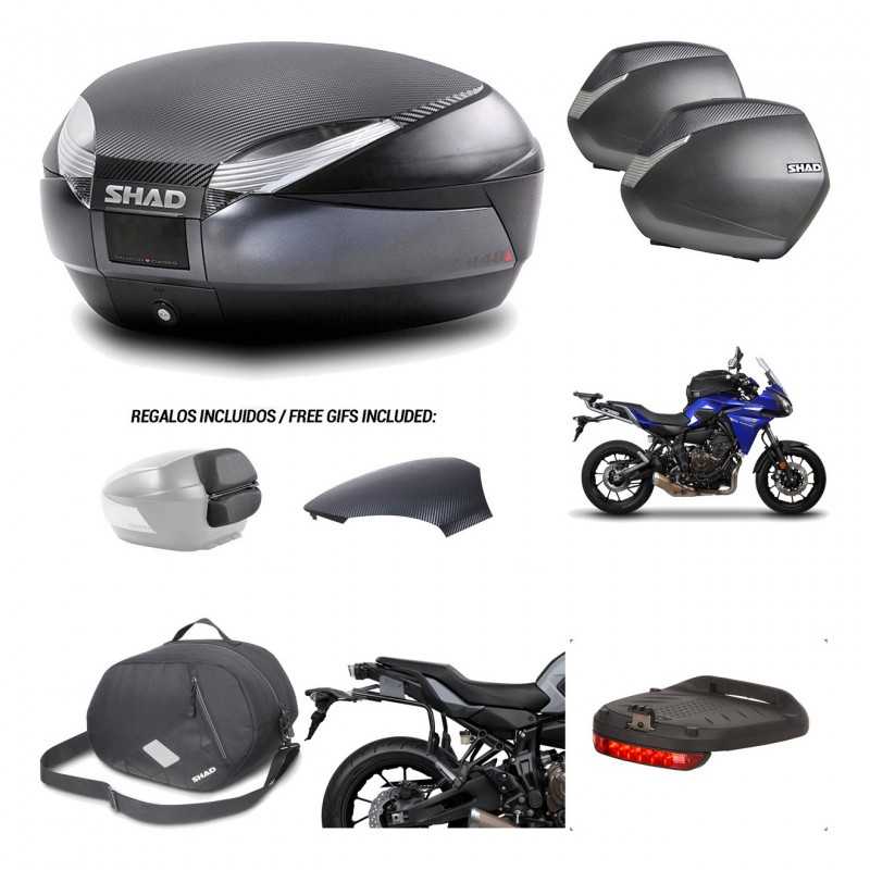 Lateral cases + back trunk + big top fitting + accessories + 3p hardware  SH48  