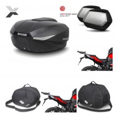 Lateral cases + back trunk + big top fitting + accessories + 3p hardware  SH58X 