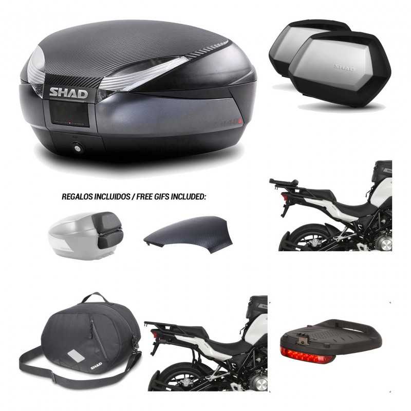 Lateral cases + back trunk + big top fitting + accessories + 3p hardware  SH48  