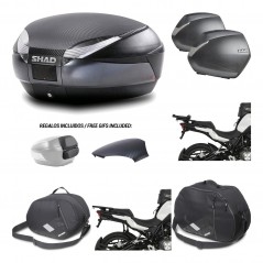 Lateral cases + back trunk + big top fitting + accessories + 3p hardware  SH48  