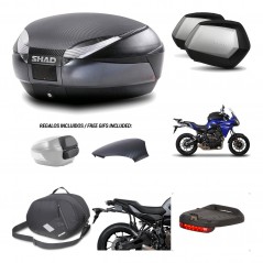 Lateral cases + back trunk + big top fitting + accessories + 3p hardware  SH48  