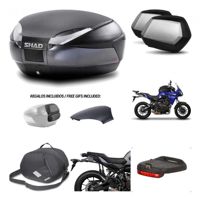 Lateral cases + back trunk + big top fitting + accessories + 3p hardware  SH48  