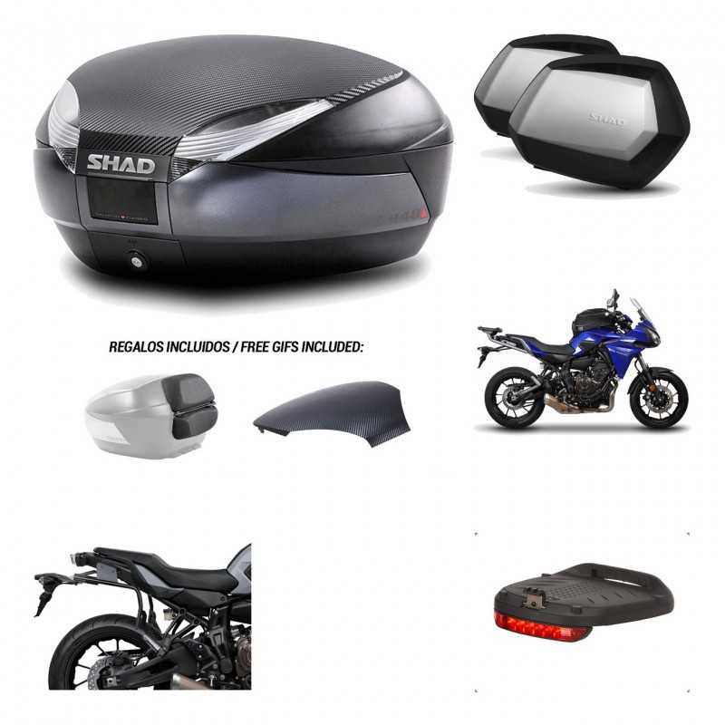 Lateral cases + back trunk + big top fitting + brake light + 3p hardware  SH48  