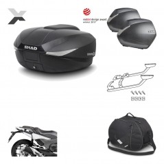 Lateral cases + back trunk + big top fitting + internal bag + 3p hardware  SH58X