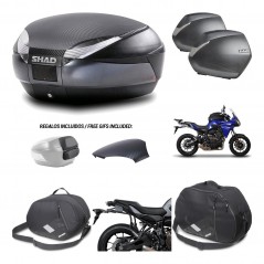 Lateral cases + back trunk + big top fitting + accessories + 3p hardware  SH48  