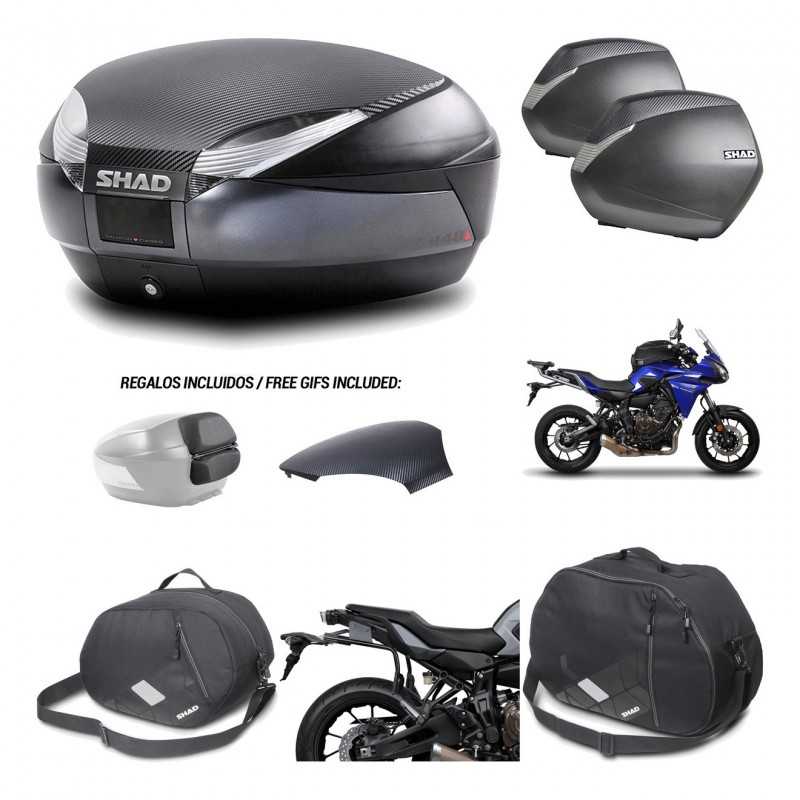 Lateral cases + back trunk + big top fitting + accessories + 3p hardware  SH48  