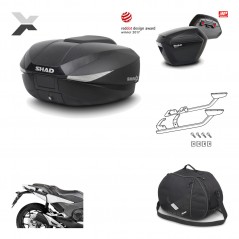 Lateral cases + back trunk + big top fitting + internal bag + 3p hardware  SH58X