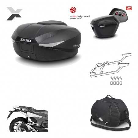 SHAD Maletas laterales + baul trasero herraje montaje bolsa interna 3p SH58X SH23 KIT-194061