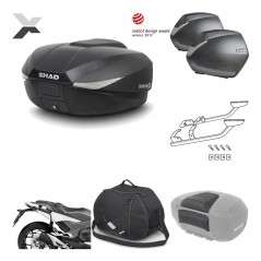 Lateral cases + back trunk + big top fitting + accessories + 3p hardware  SH58X 