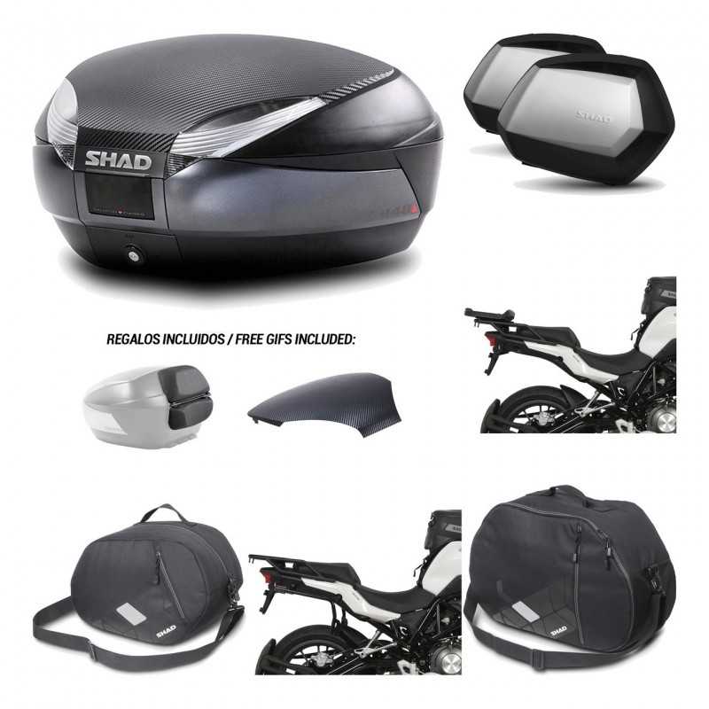 Lateral cases + back trunk + big top fitting + accessories + 3p hardware  SH48  