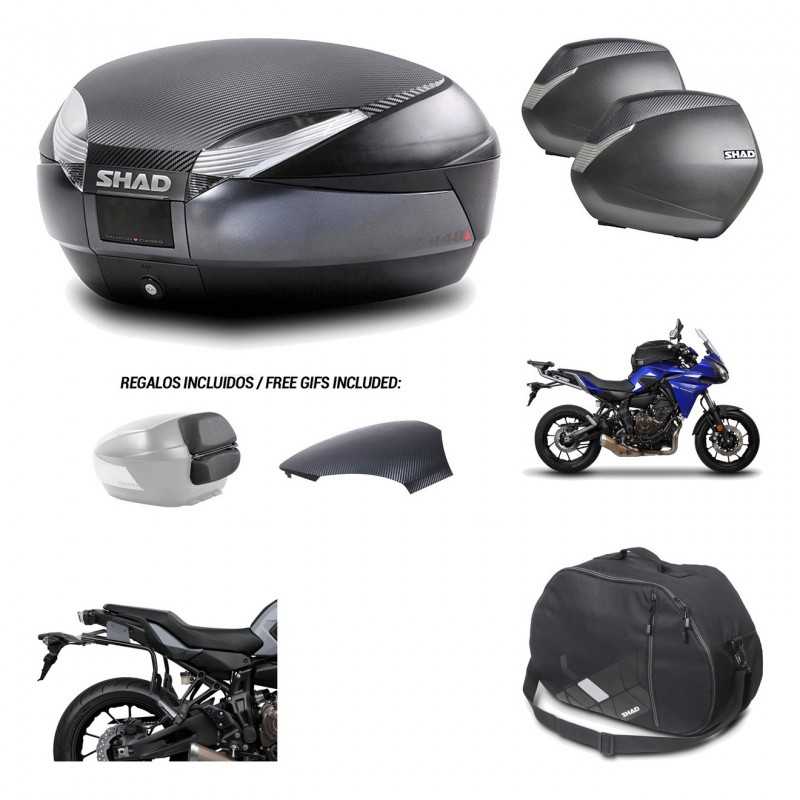 Lateral cases + back trunk + big top fitting + internal bag + 3p hardware  SH48 