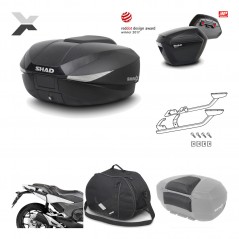 Lateral cases + back trunk + big top fitting + accessories + 3p hardware  SH58X 