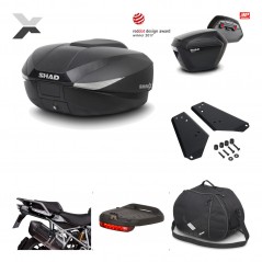 SHAD Maletas laterales + baul trasero herraje montaje accesorios 3p SH58X SH23 KIT-193761
