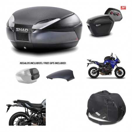 Lateral cases + back trunk + big top fitting + internal bag + 3p hardware  SH48 