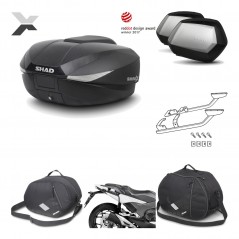 Lateral cases + back trunk + big top fitting + accessories + 3p hardware  SH58X 