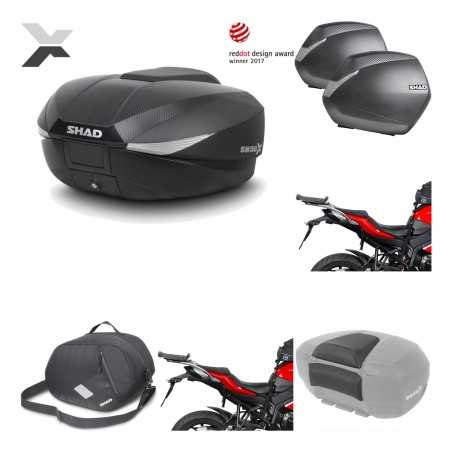 SHAD Maletas laterales + baul trasero herraje montaje accesorios 3p SH58X SH36 SH 36 KIT-193813