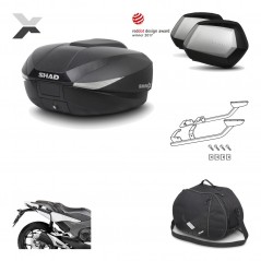 Lateral cases + back trunk + big top fitting + internal bag + 3p hardware  SH58X